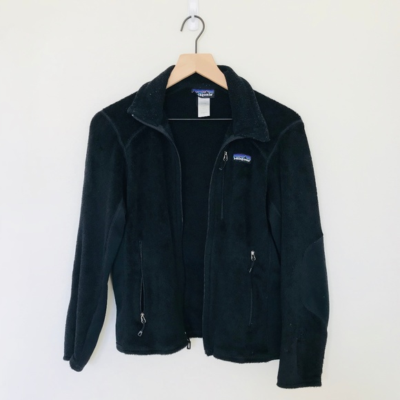 Patagonia Jackets & Blazers - Patagonia Black Fleece Zip Up Jacket Women's Small
